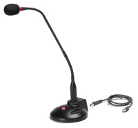 Schwanenhals Tisch-Richtmikrofon Stereo GN-5 USB