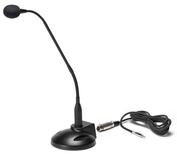 Schwanenhals Tisch-Richtmikrofon Stereo-Klinkenstecker GN-3