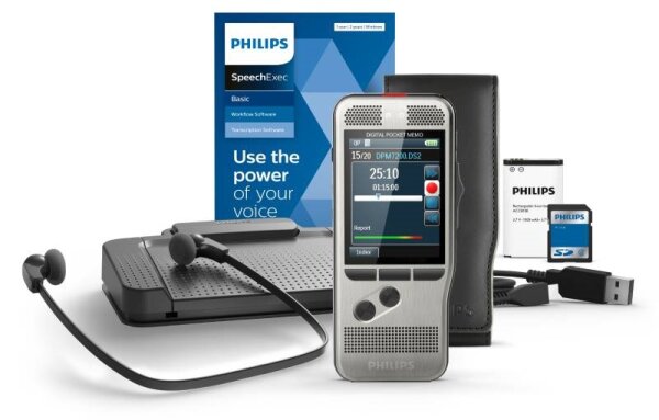 Pocket Memo Diktier- und Transkriptions-Set DPM 7700